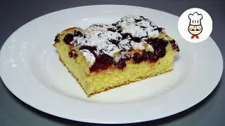 ПИРОГ с ВИШНЕЙ! ПРОСТОЙ и БЫСТРЫЙ в приготовлении!!!Cherry pie