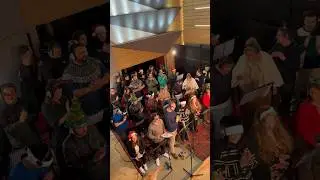 TikTok Creator Universe cover Wizzard's I Wish It Could Be Christmas Everyday at Abbey Road: BTS