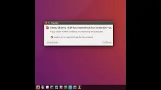 How to fix Sorry, Ubuntu 16.04 has experienced an internal error in Ubuntu 16.04 LTS