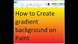 Gradient Background on Paint #youtubeshorts #youtubeshortsvideo2023