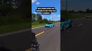 Mclaren does A 100+ MPH Flyby For The Camera 