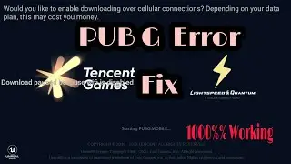 FIX PUBG Error Download Paused because WiFi Is disabled This Error Fix Few Mints 10000%% Working