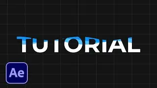 Create a wave text reveal in After Effects | Tutorial (No Plug-Ins)