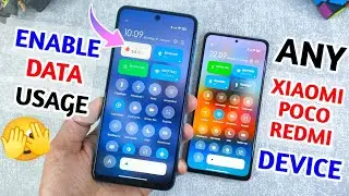 How To Enable Data Usage in Control Center In Miui 12.5 | Enable Data Usage In MIUI  12.5 ENHANCED