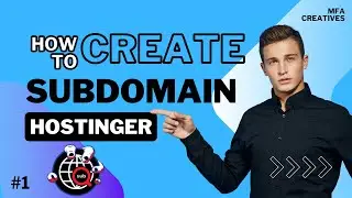 How to create a subdomain in Hostinger 2024✅| Creating a subdomain from an existing domain ☑️