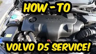 How to service a Volvo V70/S60 D5 engine! D5 2.4D etc STEP BY STEP!