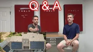Tesla Solar Install Q&A! Solar Panels, Powerwalls, Chargers, etc.