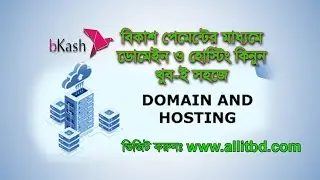বিকাশ পেমেন্ট এর মাধ্যমে ALL IT BD থেকে ডোমেইন হোস্টিং ক্রয় করা যায়