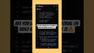 Are You Looking For a Video File Uploading Tutorial in Node js🔥