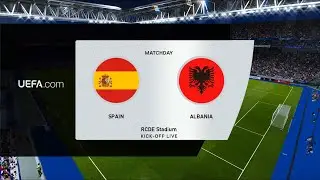 Spain vs Albania | RCDE Stadium | International Friendly | PES 2021