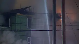 Fire tears through Auburn apartment building that was under construction