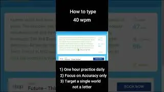 Learn how to type 40 wpm+ with Rata type demo! | live 40 wpm plus typing | touch typist status video