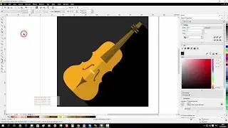CorelDraw Tutorial: Draw a Flat Violin