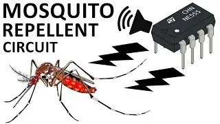 Electronic Mosquito Repellent Circuit Using 555 timer IC (DIY)