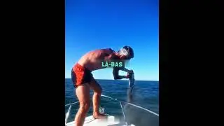 Le moment bouleversant où cet homme fait ses adieux à son chien en pleine mer 🌊😢#Emouvant #Fidélité