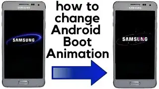 how to change android boot animation