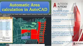 Area tester add inn for AutoCAD- Automatic calculation of the all areas in a drawing.