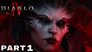 Diablo 4 PS5 Gameplay Walkthrough Part 1 - INTRO (FULL GAME)