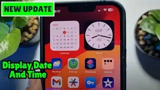 How to display date and time on iphone home screen (2024 New Update)