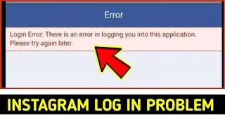 how to fix instagram login error || instagram login problem with facebook