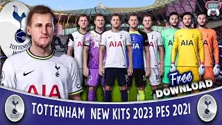 Tottenham Hotspur new kits 2023 for PES 2021 - أطقم توتنهام الجديدة 2023 بيس 2021