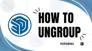How to ungroup in sketchup