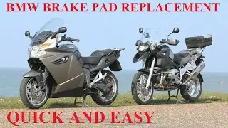 BMW R1200 K1300 Brake Pad Change