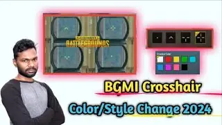 BGMI Crosshair Color/Shape Change 2024 | BGMI Ma Kaise Color Aur Shape Change kare 2024
