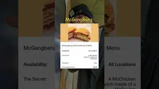Ho Testato il Panino Segreto del McDonald’s