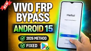 Vivo FRP Bypass Android 15 Without PC (2026) | Play Store Fixed ✅ 100% Working