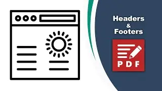 How to Create Custom Headers and Footers in a PDF Document in PDF-XChange Editor