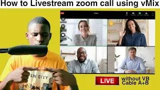 How to: Livestream Zoom Meetings with vMix to Facebook without Virtual Audio Cable A+B | Tutorial