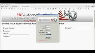 How To Insert Meta Data Into A PDF Using A Custom Dynamic Stamp