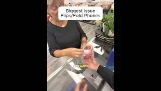 BIGGEST ISSUE FLIPS/FOLD PHONES!!! #smartphone #problemfix #brokenfix #screenbreak #techtok