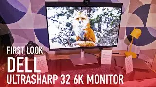 CES 2023 First Look: Dell Debuts UltraSharp 32 6K Monitor, Packing IPS Black Panel Tech