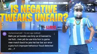Negative Tweaks Is Unfair? 🤔 | How To Fix Errors While Using Negative Tweaks! 🤪