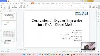 Conversion of RE into DFA direct method