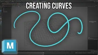 Maya - Creating & Editing Curves for Modelling & Animation
