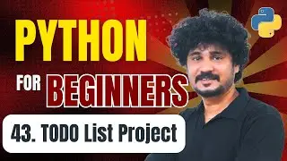 Python for Beginners | 43 Python To-Do List Project | Simple Console Based App