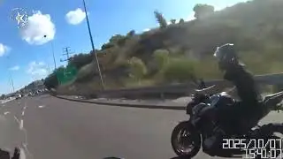 הצפון הפרועL מרדף משטרתי אחרי אופנוע כבד לאורך עשרות קילומטרים בכביש 6