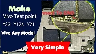 How To Make Test Point Vivo Y33s | vivo Y12-15 vivo | vivo y21 by gsm hamza