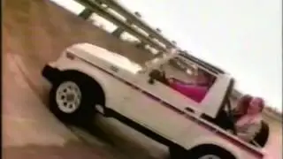 1987 Suzuki Samurai 4x4 commercial.
