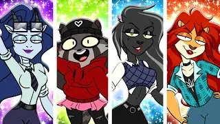Rocky Rakoon's Hot Girl TRANSformation / Funny Animation Meme Mega Mix Comp #tiktok #viral #trending