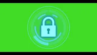 Green screen security lock