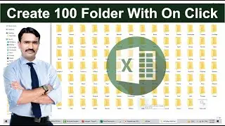 Create 100 Multiple Folders From Text File | How to Create Many Folder With One Click in Urdu Hindi