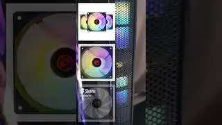 Kit Fans RGB | Ventoinhas RGB no Gabinete | Setup Completo! 🔥🖥️ #shorts