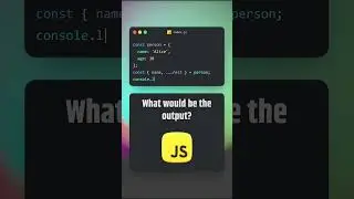 JavaScript quiz time! What does `rest` log? 🤔💡 
