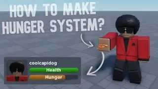How to Make HUNGER SYSTEM? | Roblox Studio Tutorial
