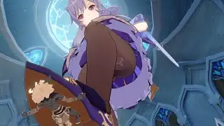 [MMD] Keqing grinds a tiny Hilichurl (Genshin Impact) [Motion DL]