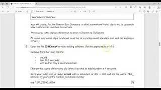 (1) Importing a file and changing the aspect ratio of a video clip